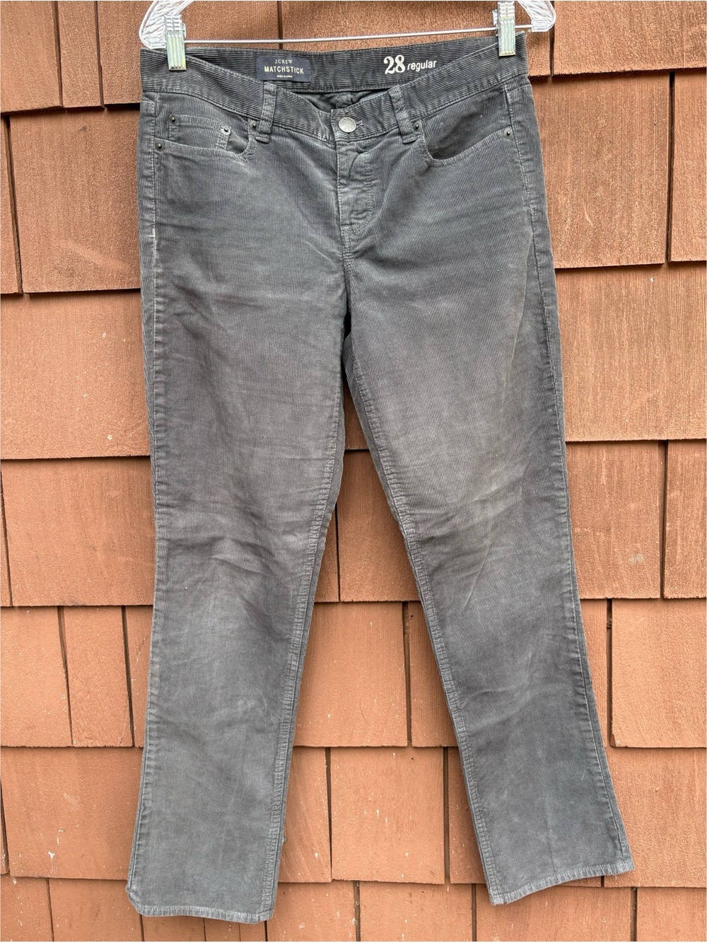 J. Crew matchstick corduroy Women’s Jeans - Gray - Size 28 Regular